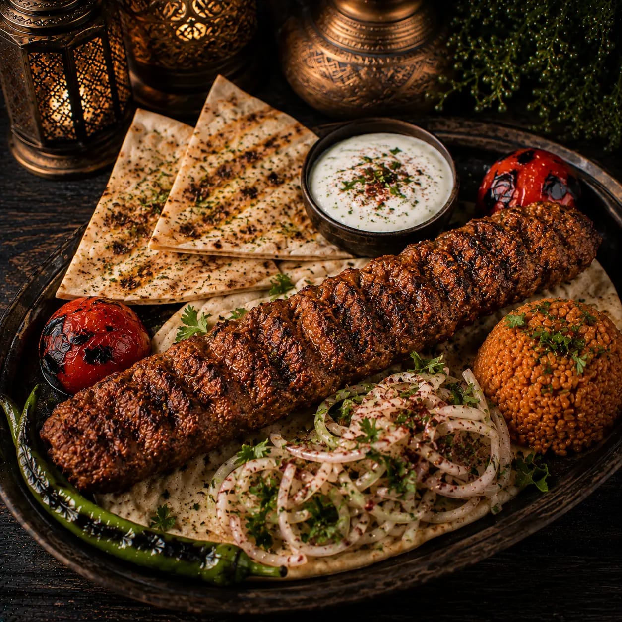 Turkish Adana Kebab