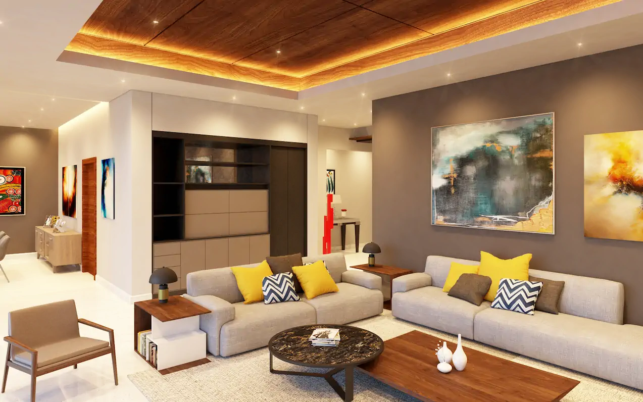 Residencia JB — render Sala