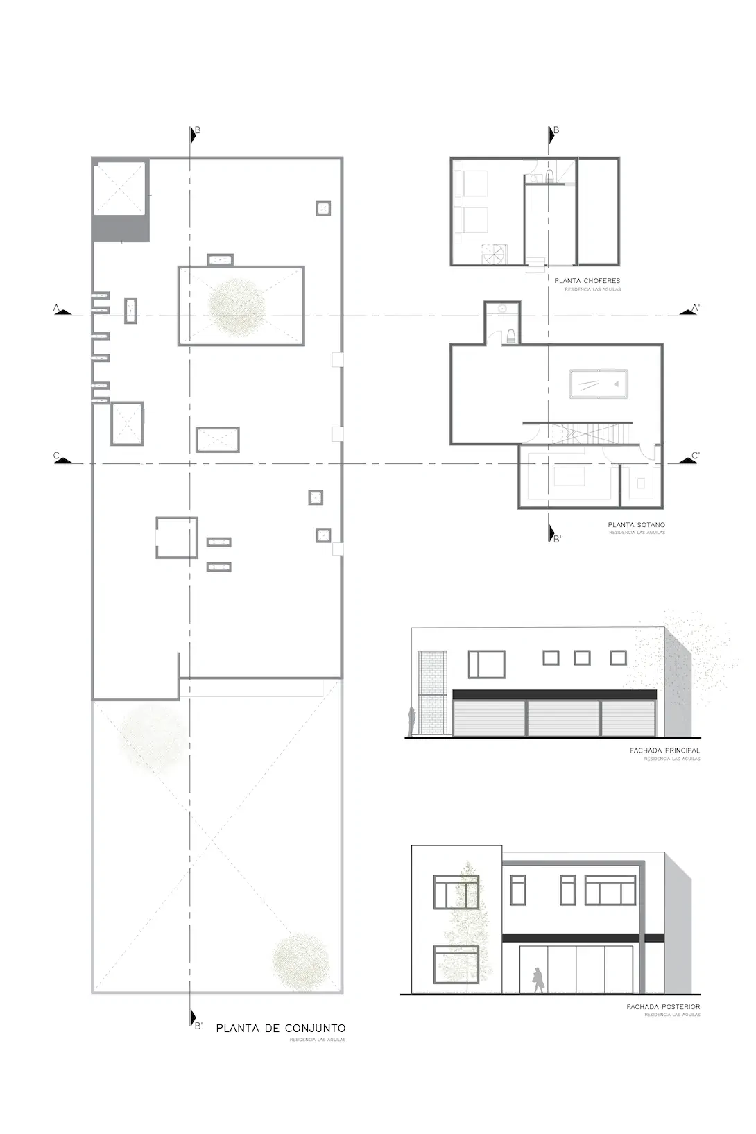 Residencia JB — fachadas de conjunto