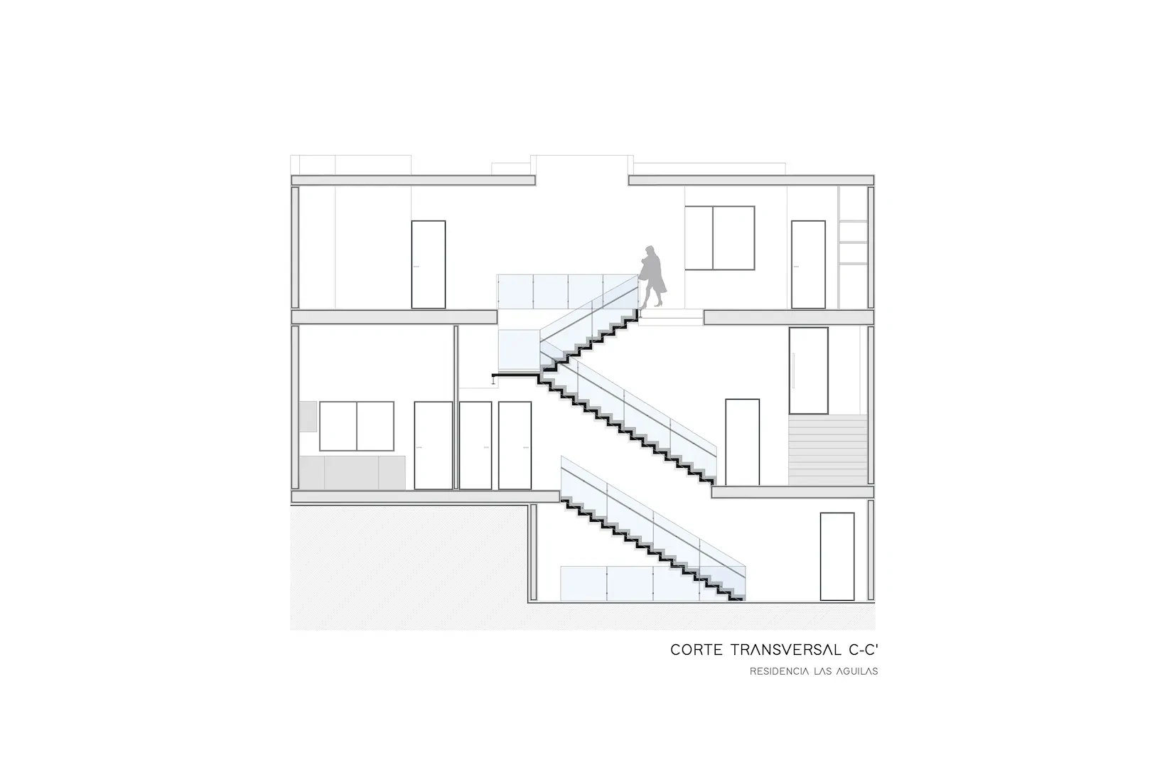 Residencia JB — corte CC