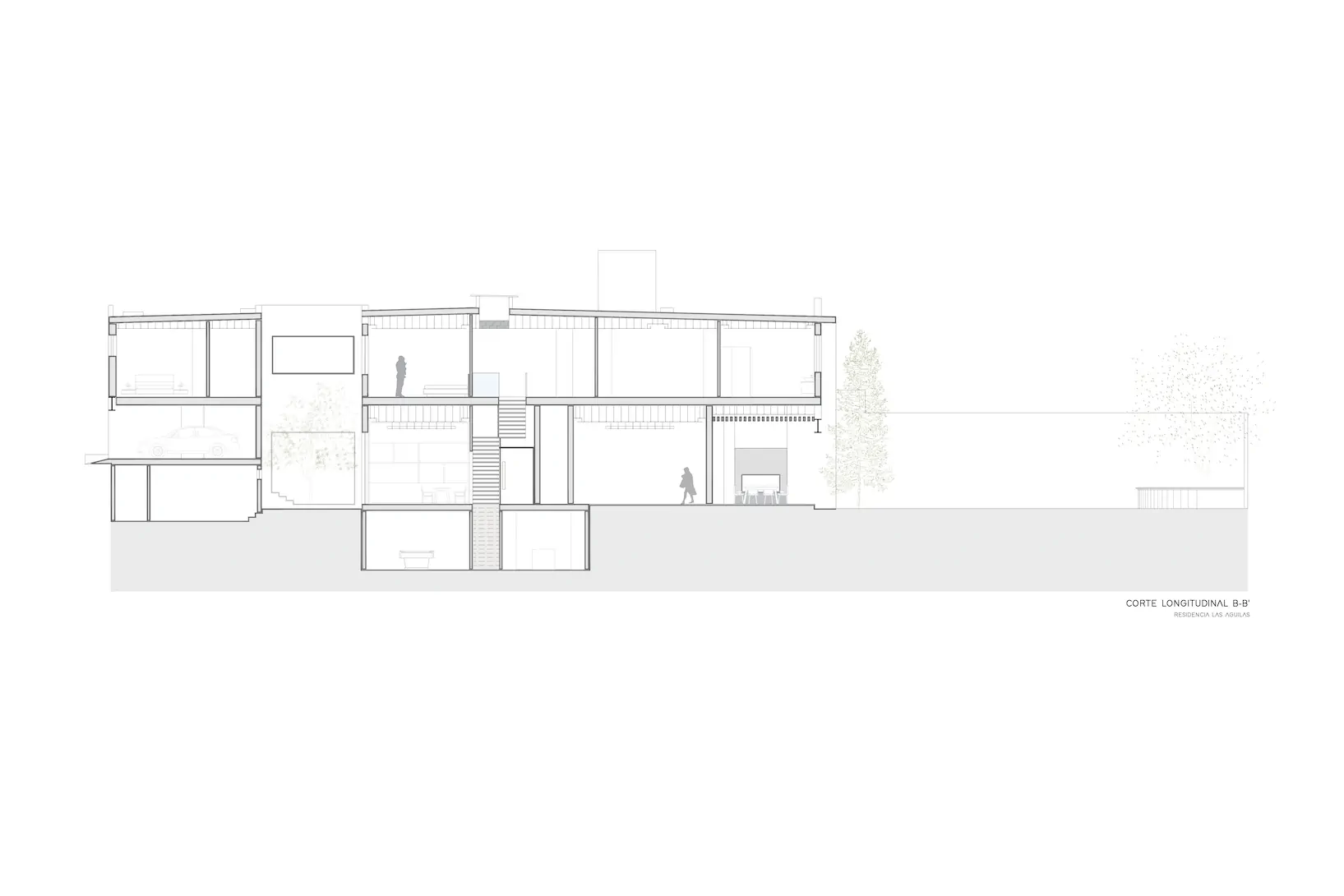 Residencia JB — corte BB
