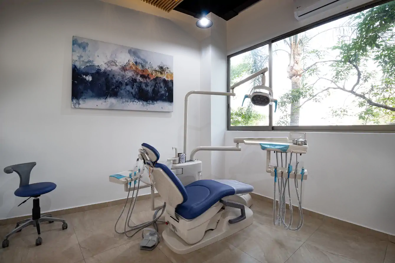 Dentarte — recorrido interior iluminado