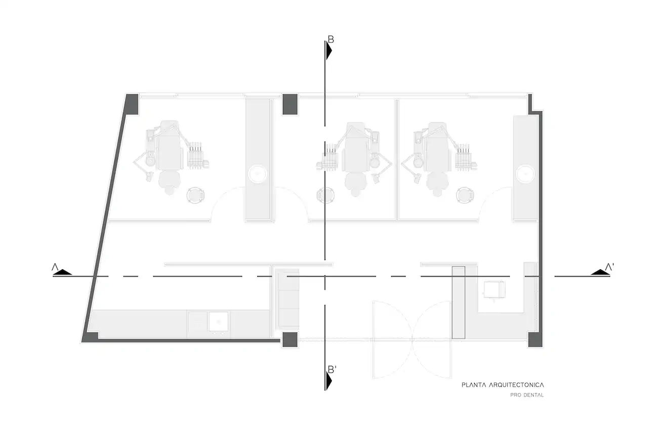 Dentarte — planta arquitectónica