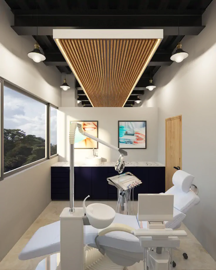 Dentarte — render del consultorio A