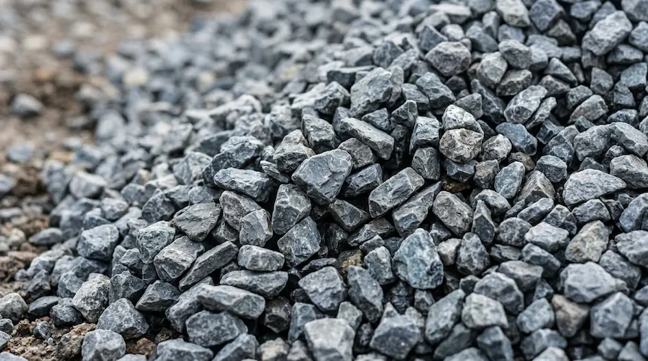 Clean washed gravel aggregate
