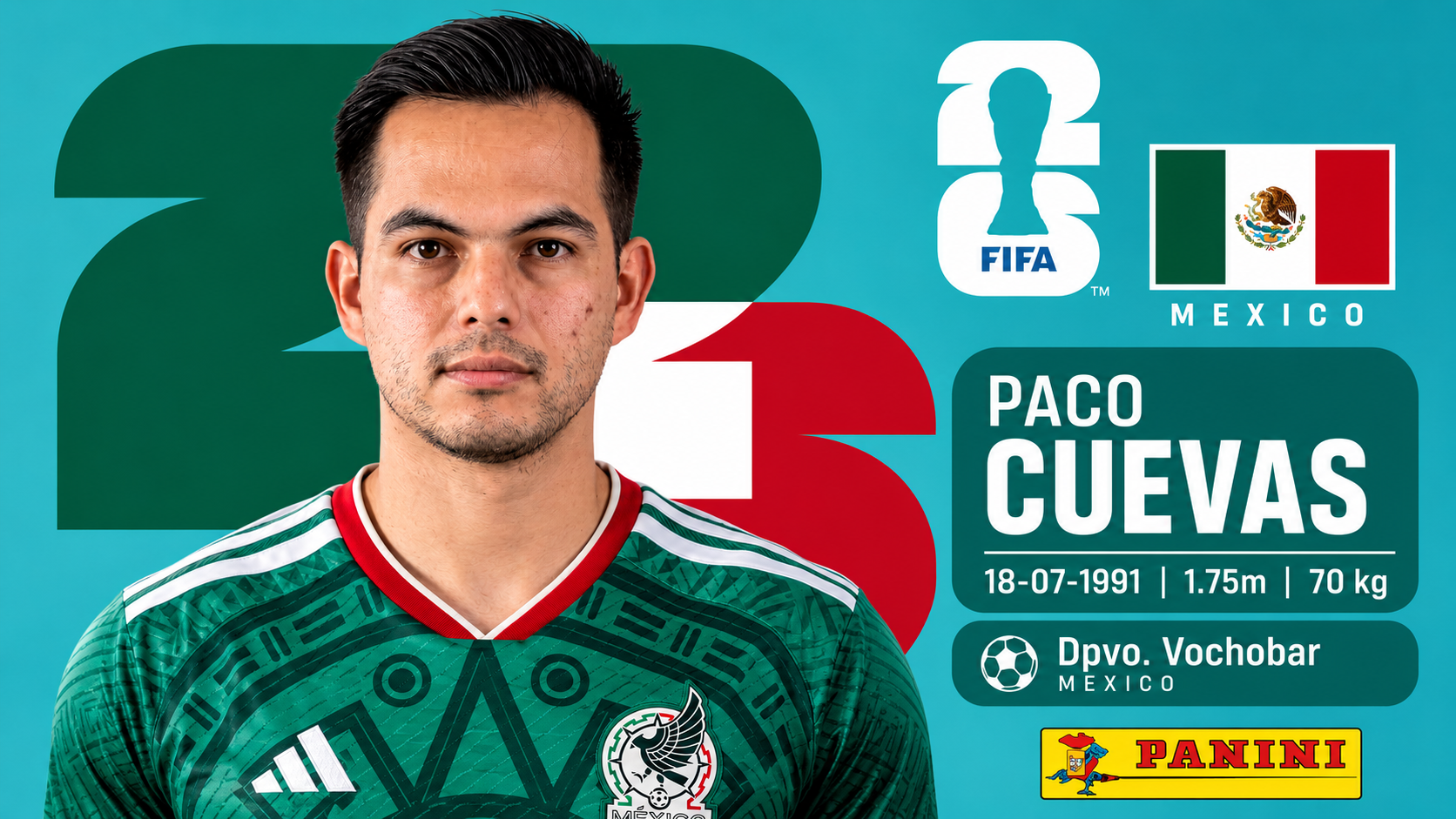 Tu Sticker Panini del Mundial 2026