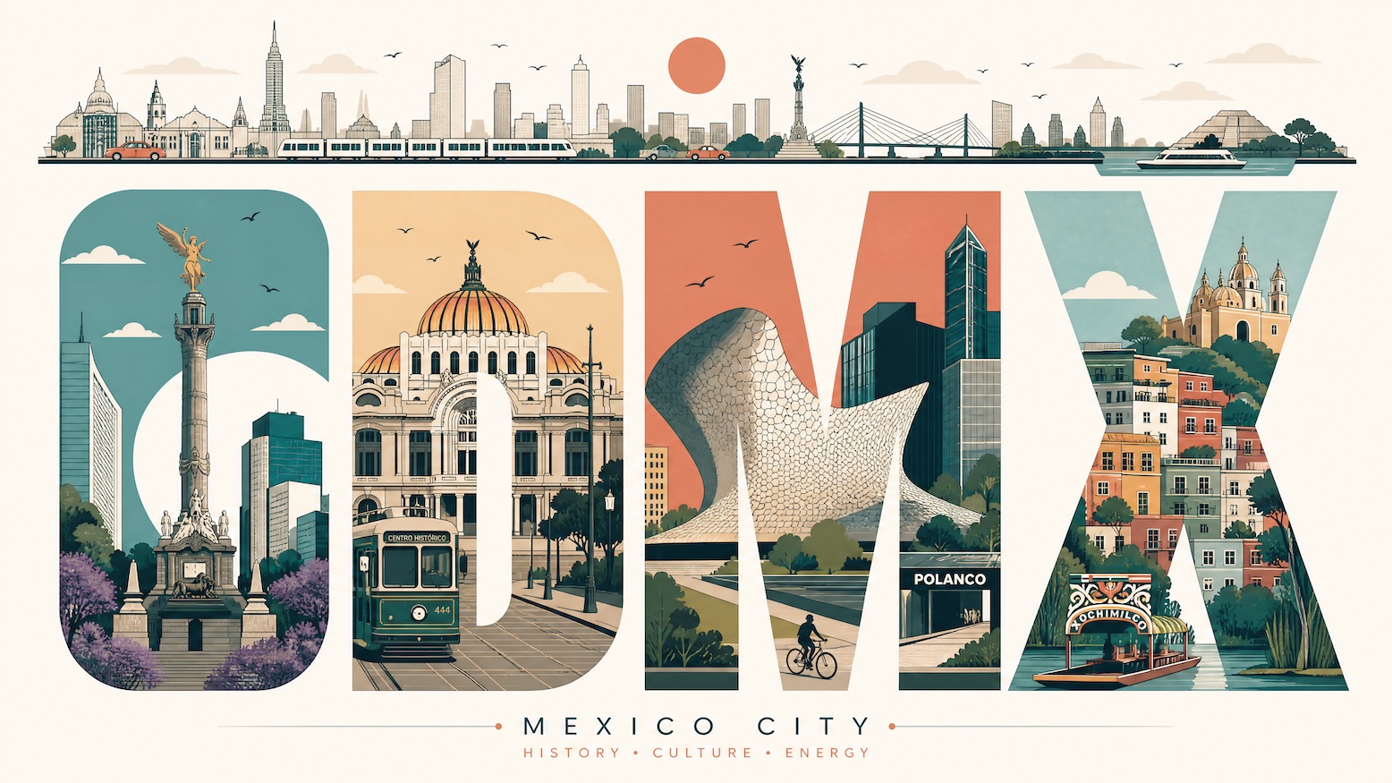 Posters de Ciudad con IA