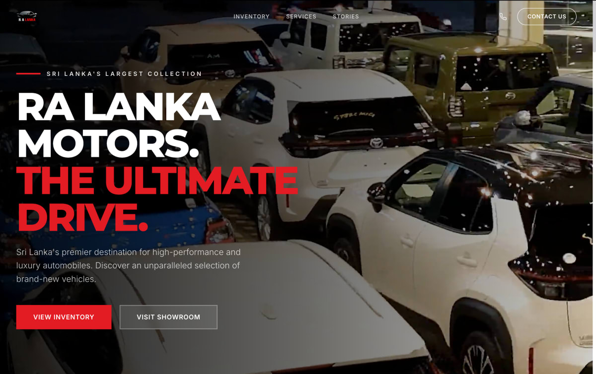 RA Lanka Motors cover