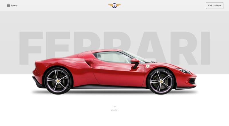 Benson Motors interface 2