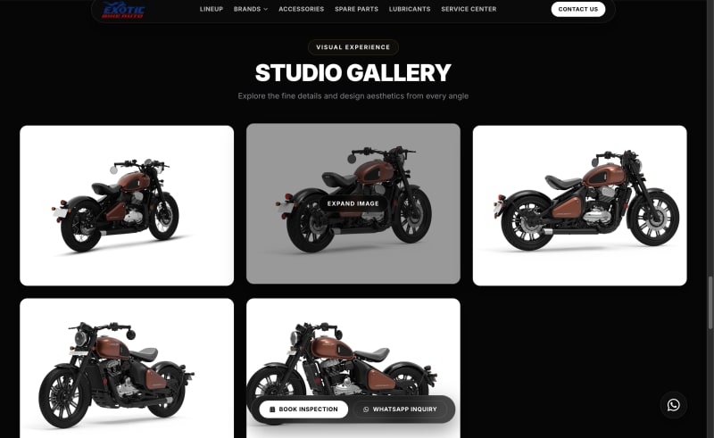 Exotic Bike Auto interface 3