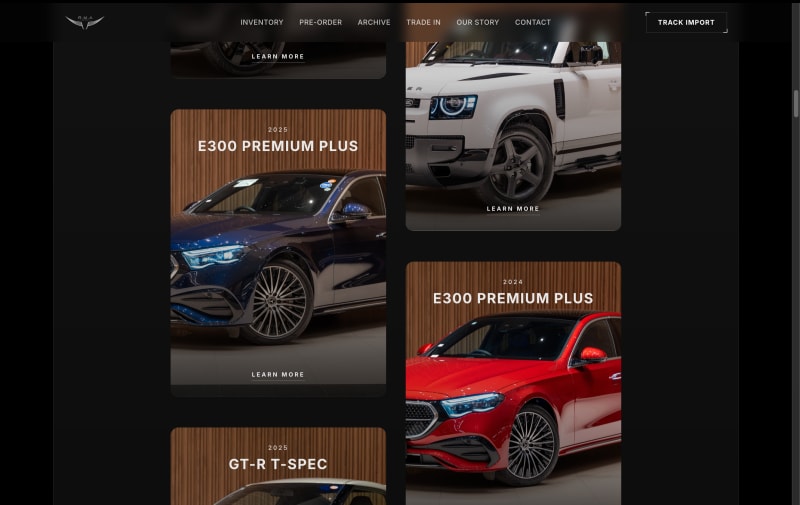 RMA Car Sale interface 2