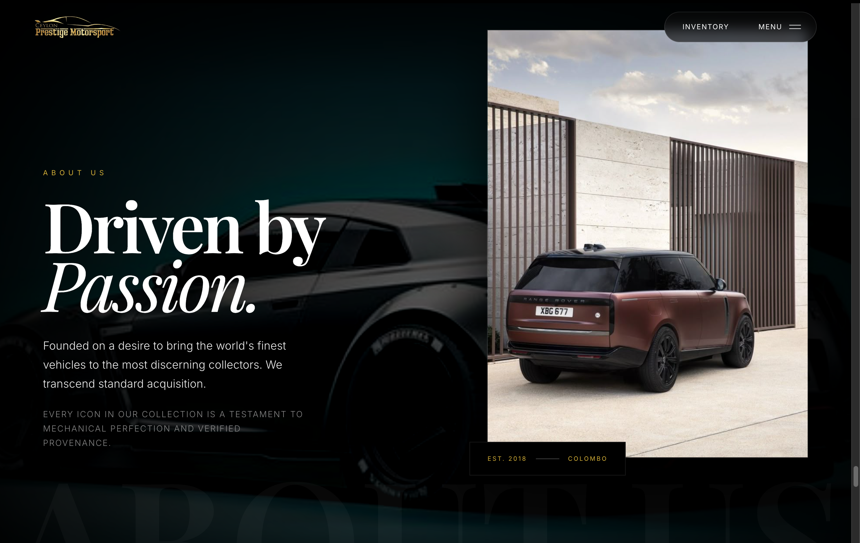 Ceylon Prestige Motorsport interface 5