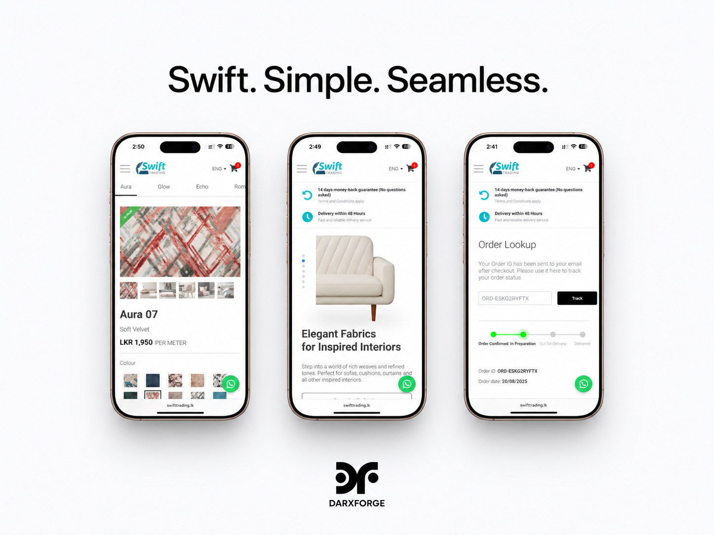 Bringing the Fabric Buying Experience Online for Swift Trading