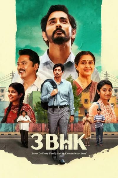 3BHK (2025) WEB-DL [Hindi (DD5.1) & Tamil] 4K 1080p 720p & 480p Dual Audio [x264/HEVC] | Full Movie (2025) Download - Family, Drama