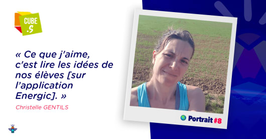 Illustration : Portrait d'une engagée : Christelle, gestionnaire au collège La Chènevière des Arbres Portrait d'une engagée : Christelle, gestionnaire au collège La Chènevière des Arbres