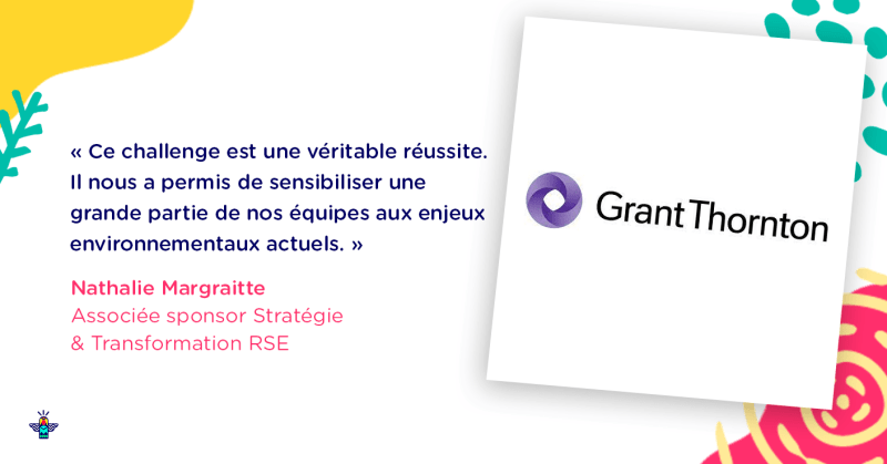 Grant Thornton engage et sensibilise ses collaborateurs à l’occasion des Semaines du Développement Durable Grant Thornton engage et sensibilise ses collaborateurs à l’occasion des Semaines du Développement Durable