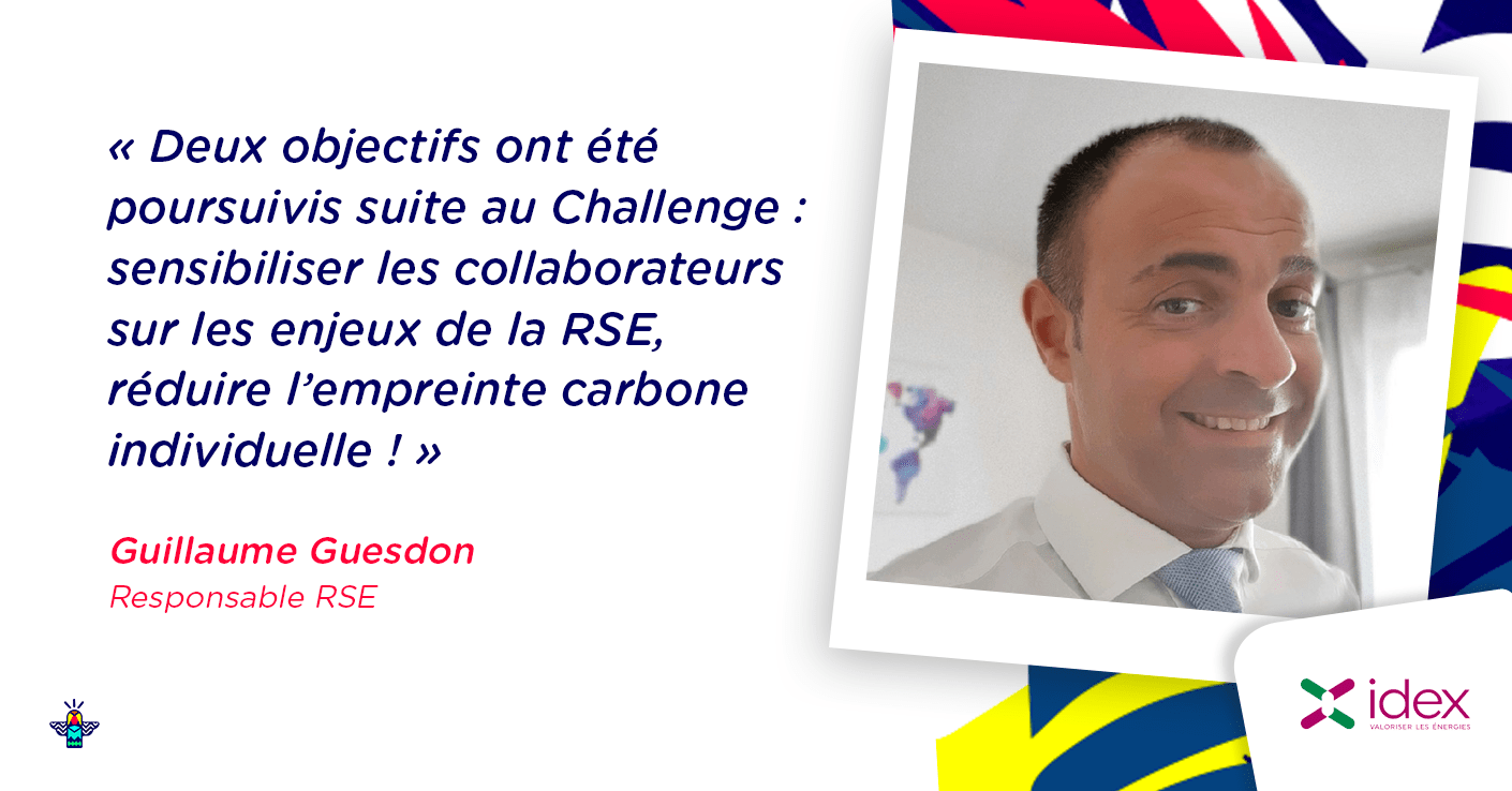 Guillaume Guesdon, Responsable RSE d'IDEX