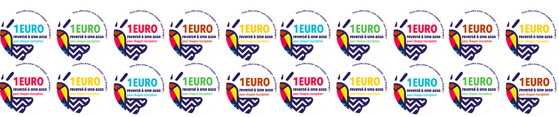 1 euro reversé à une association pour chaque nouvel inscrit