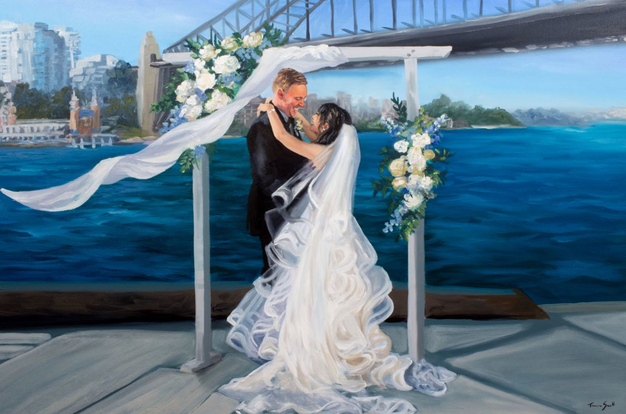 Live Wedding Painting gallery image 8