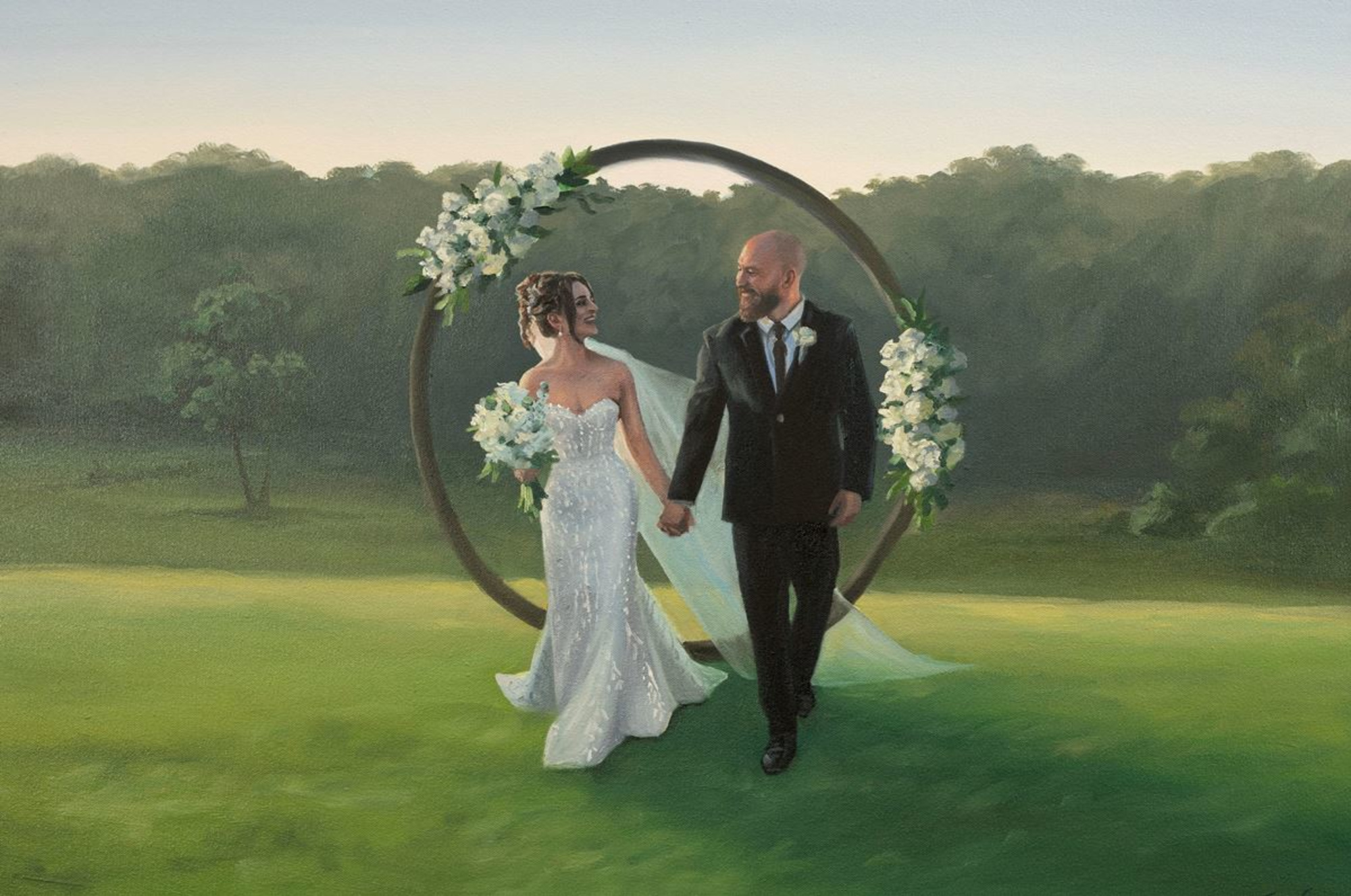 Live Wedding Painting gallery image 9