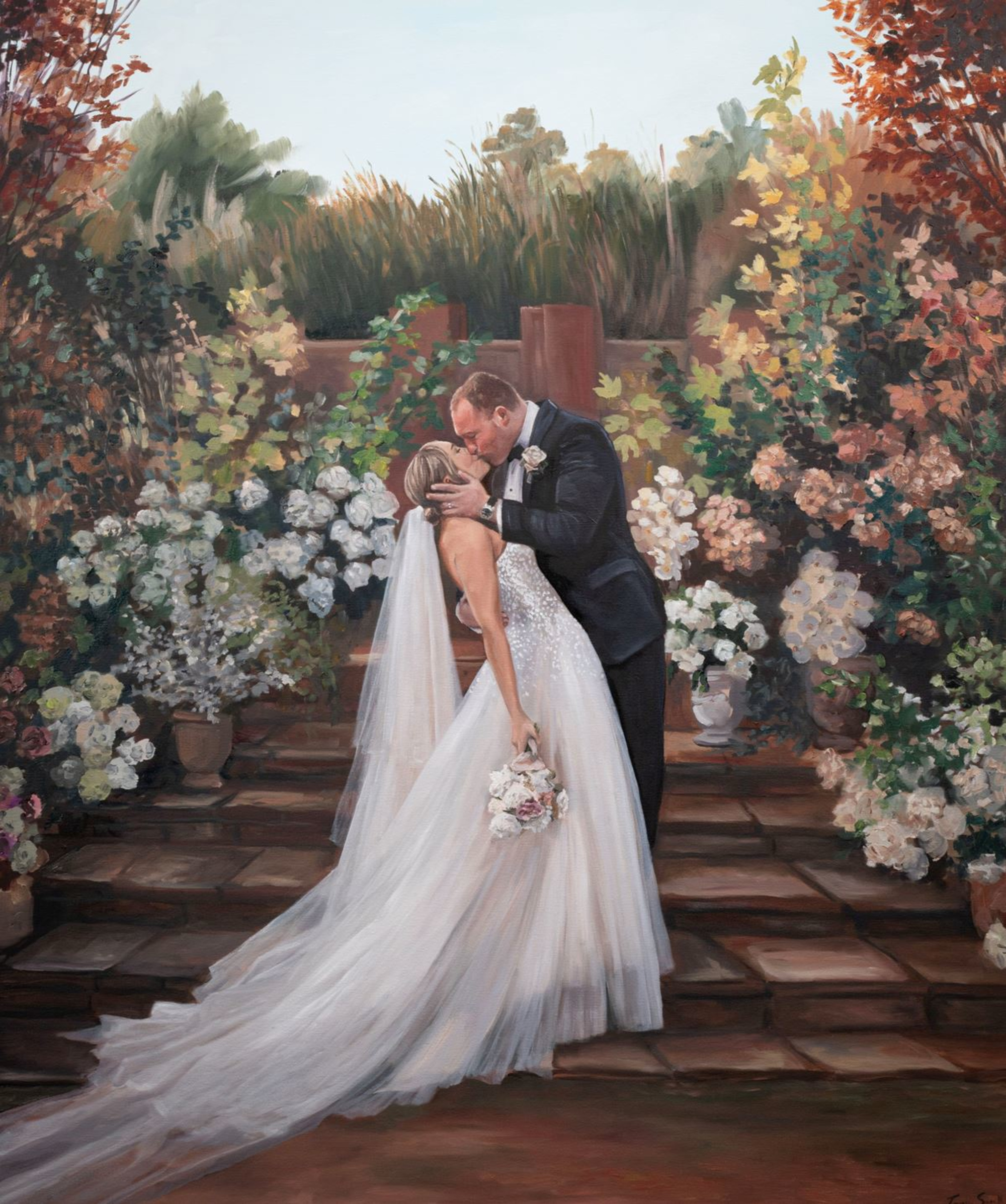 Live Wedding Painting gallery image 18