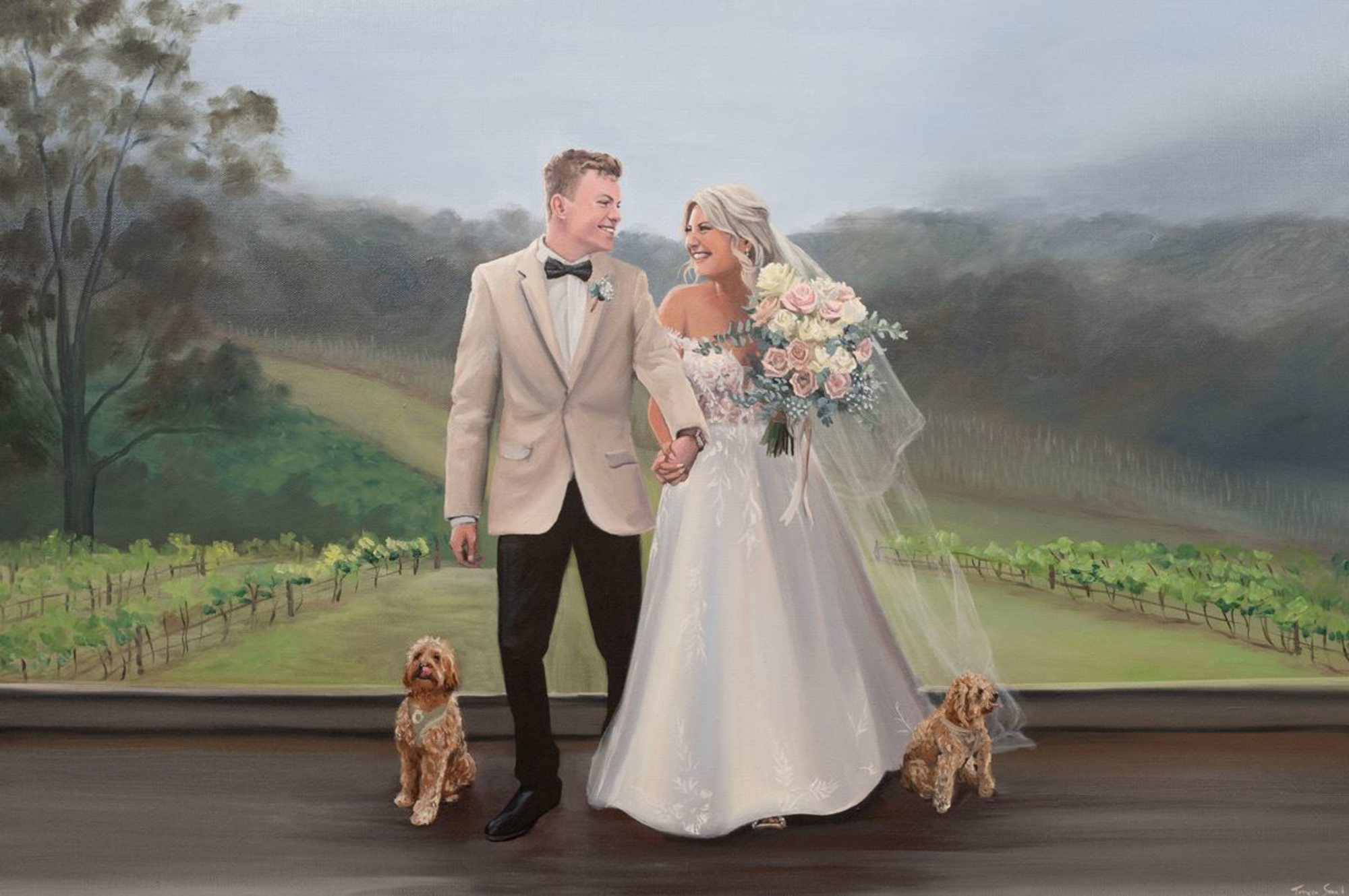 Live Wedding Painting gallery image 20