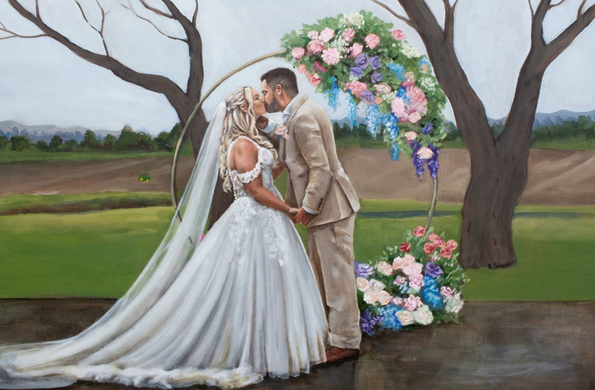 Live Wedding Painting gallery image 25