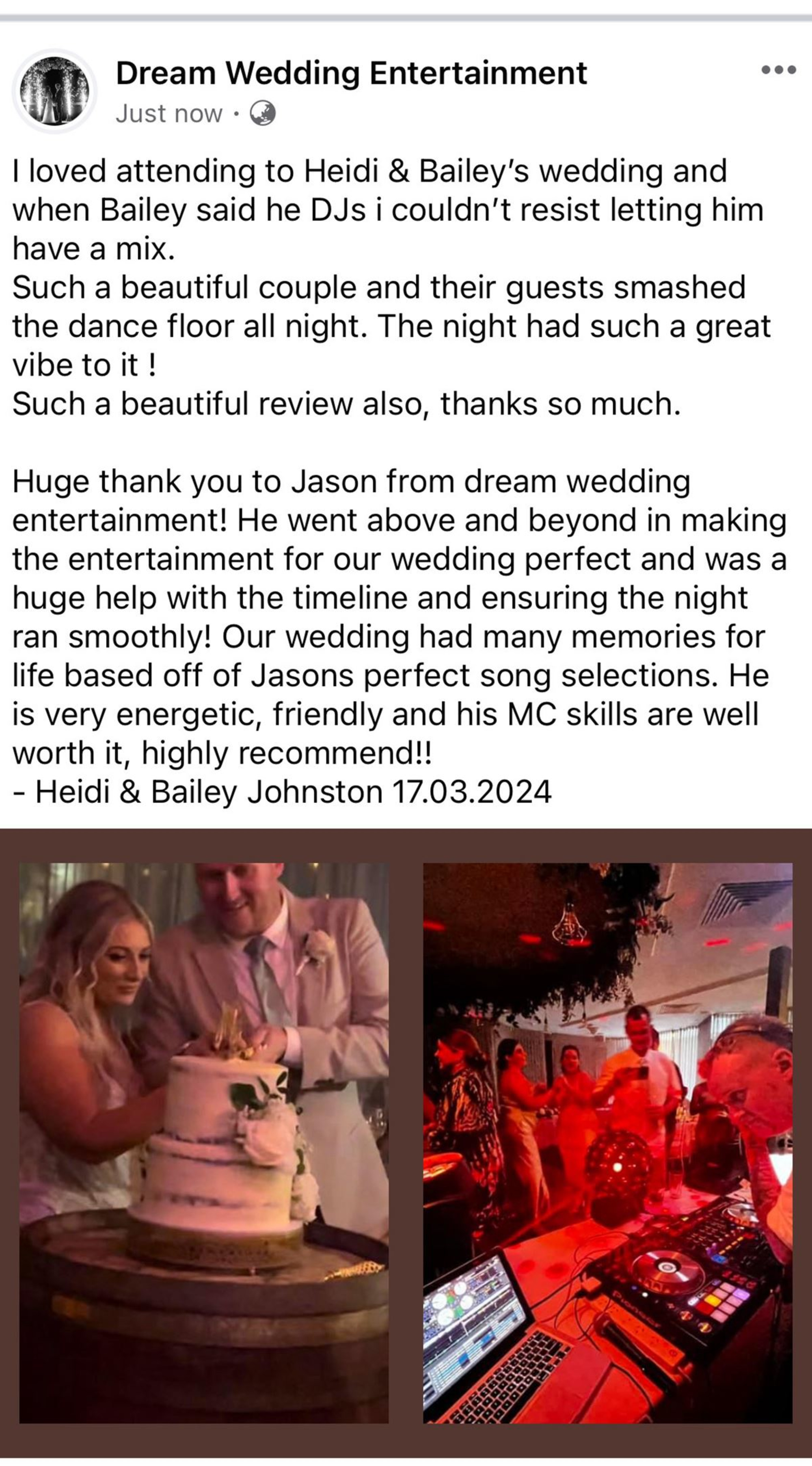 Dream Wedding Entertainment gallery image 10