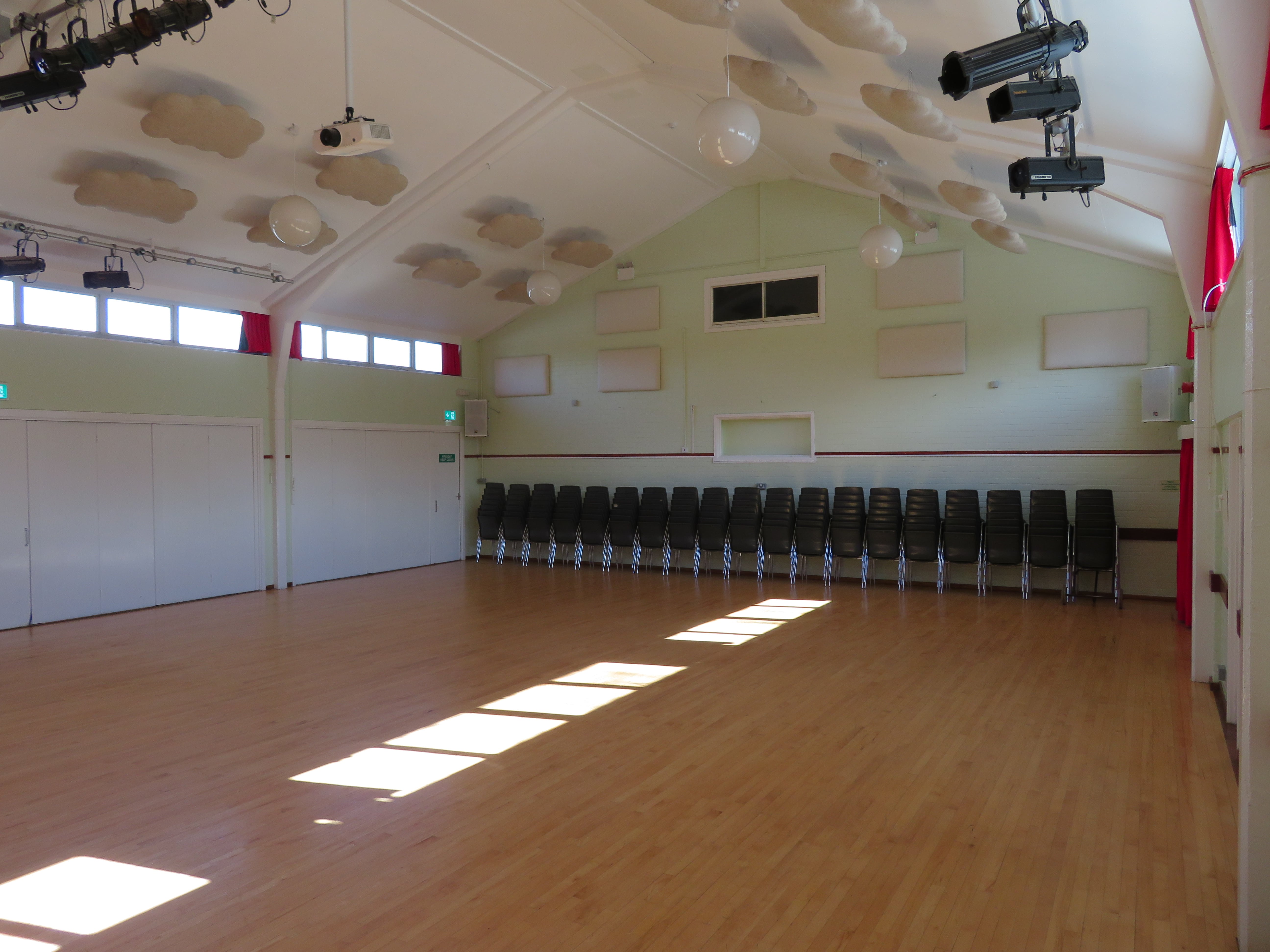 Village hall interior