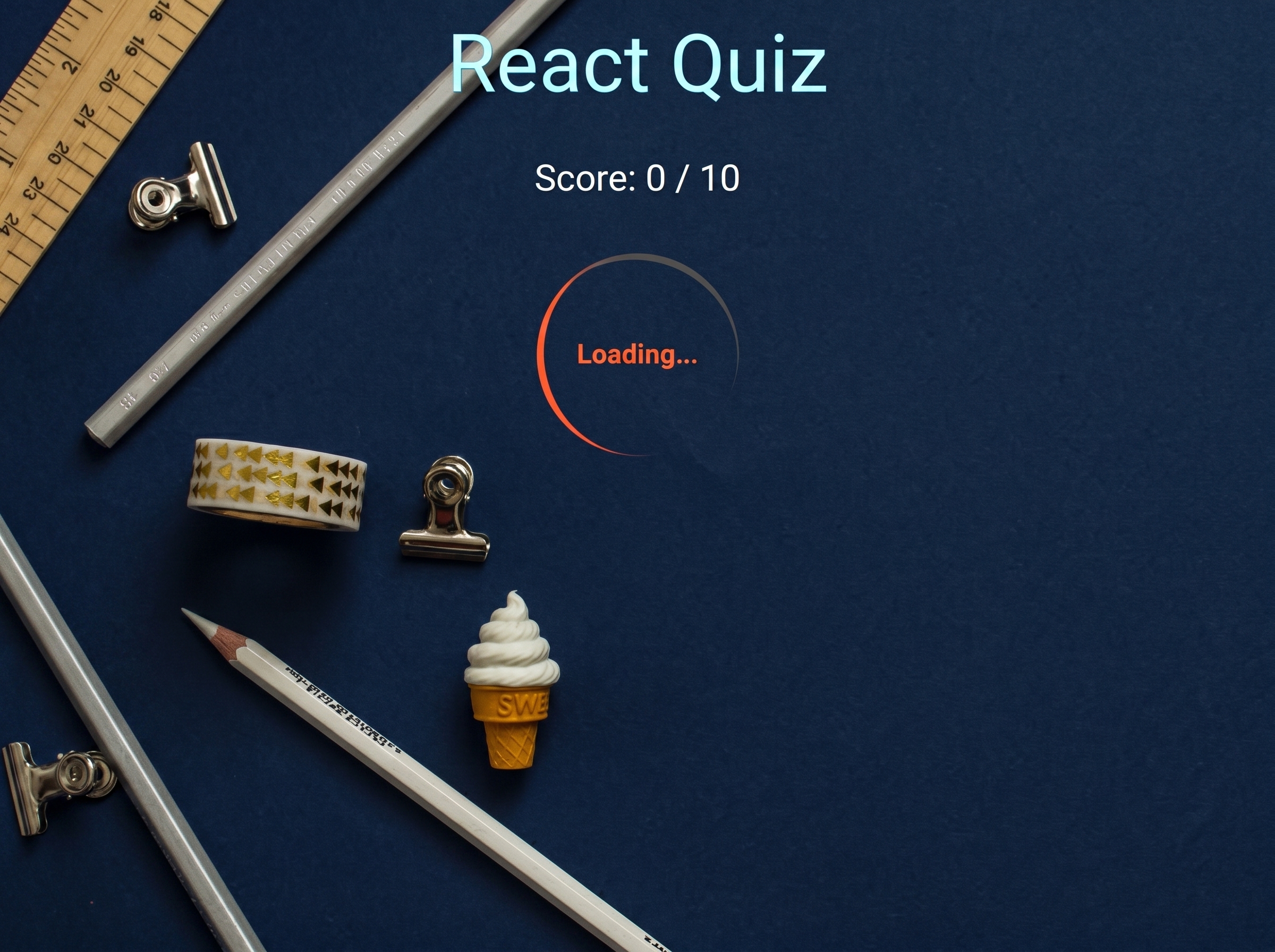 Quiz App Loading Screen
