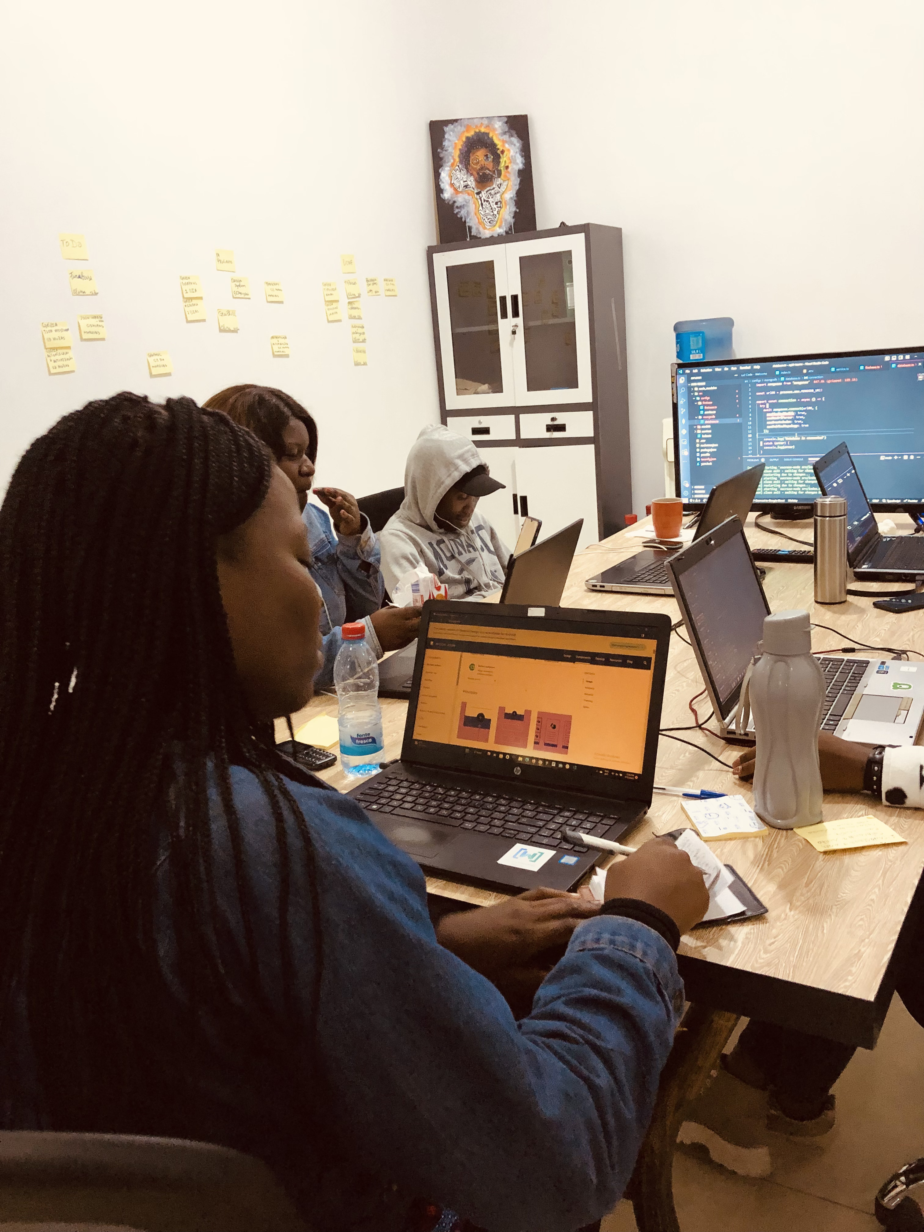 Processo criativo em ambiente de trabalho