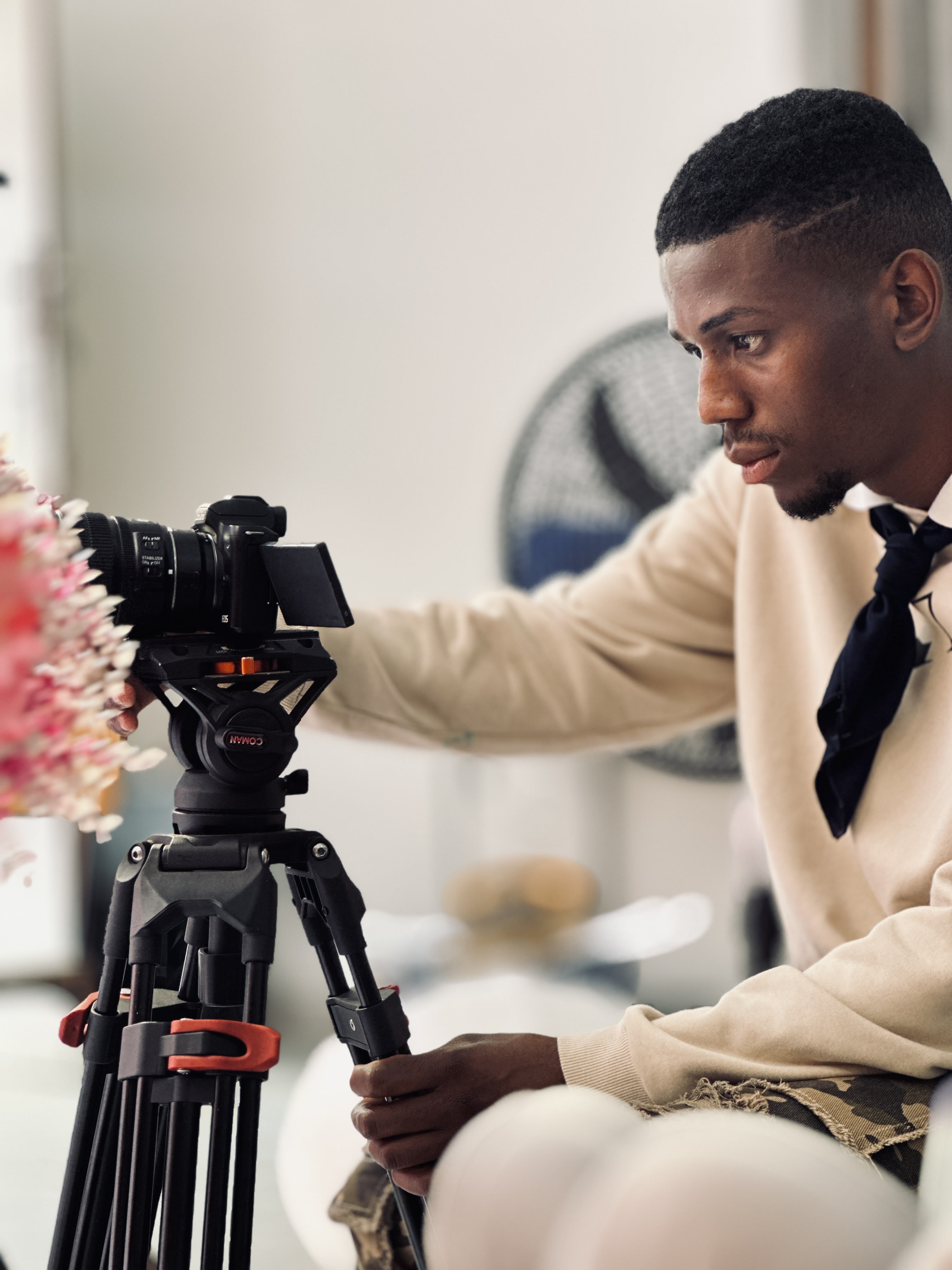 Detalhe de captação em execução