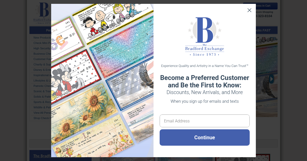 Bradford Exchange Checks