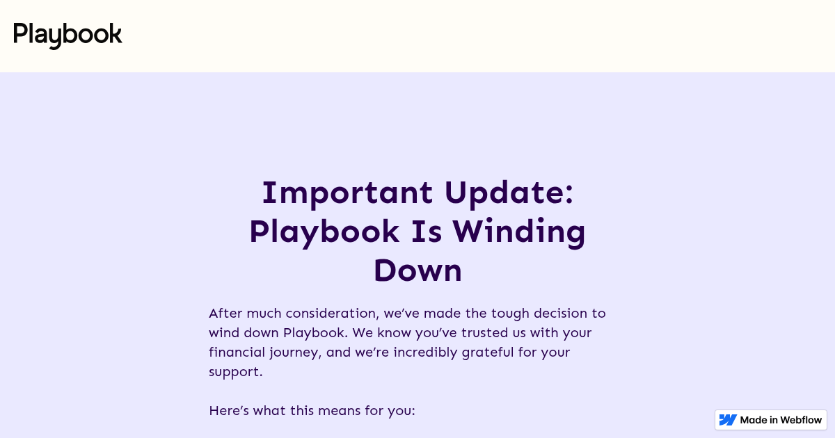 Playbook