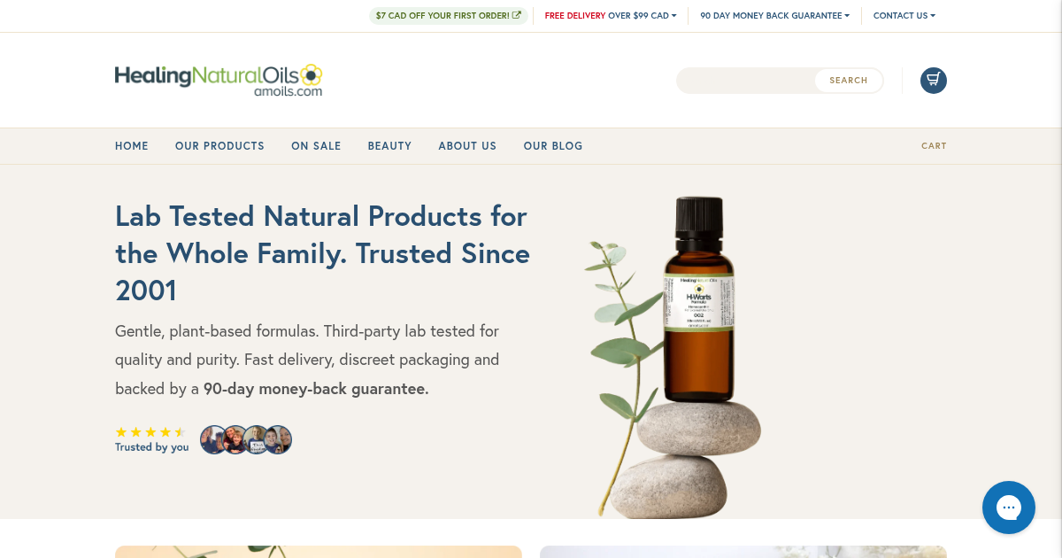 Healing Natural Oils