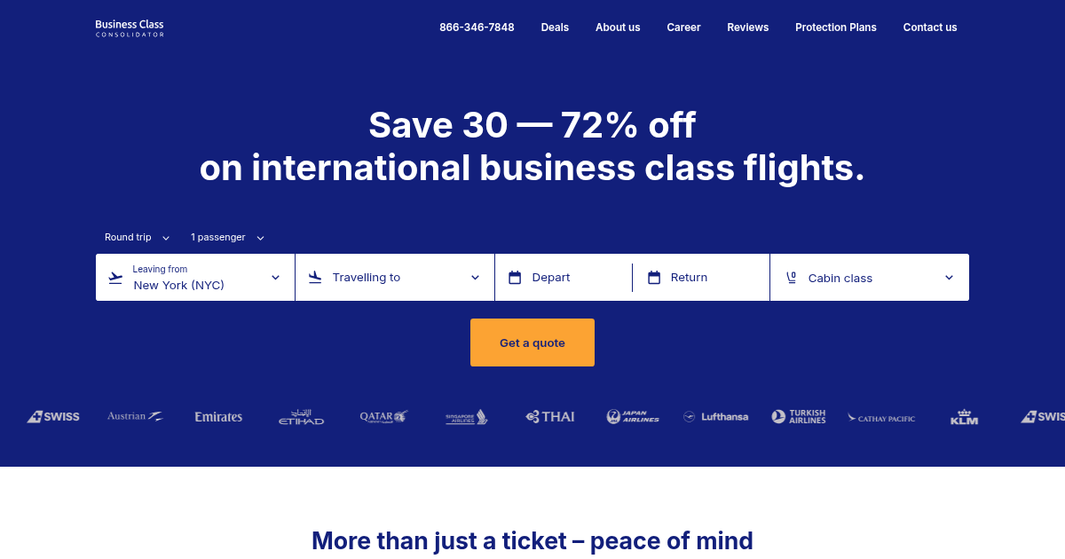 Business Class Consolidator