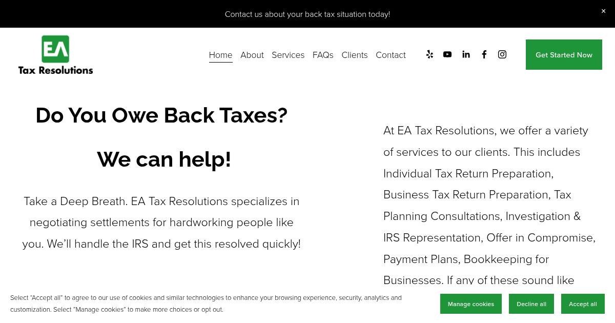 EA Tax Resolutions