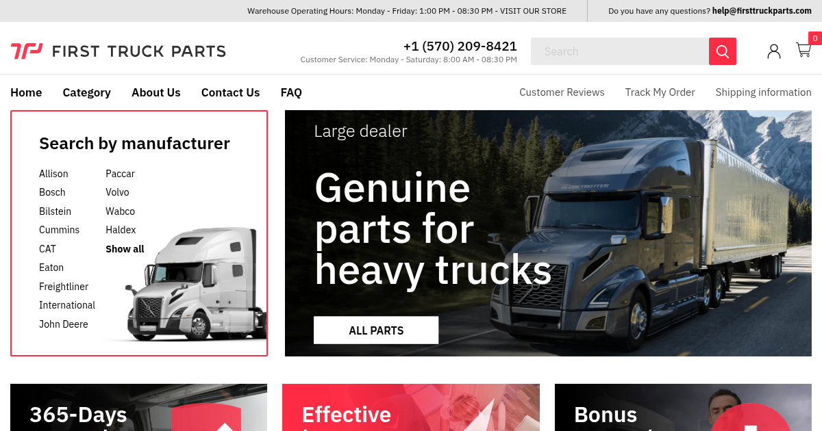 First Truck Parts