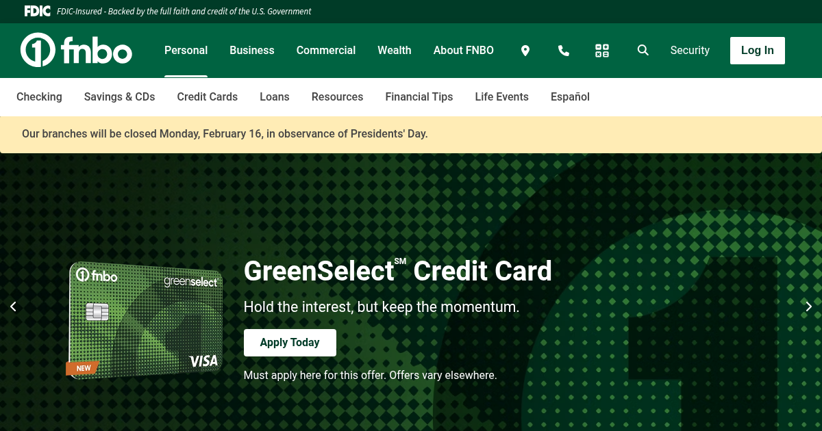 FNBO (First National Bank of Omaha