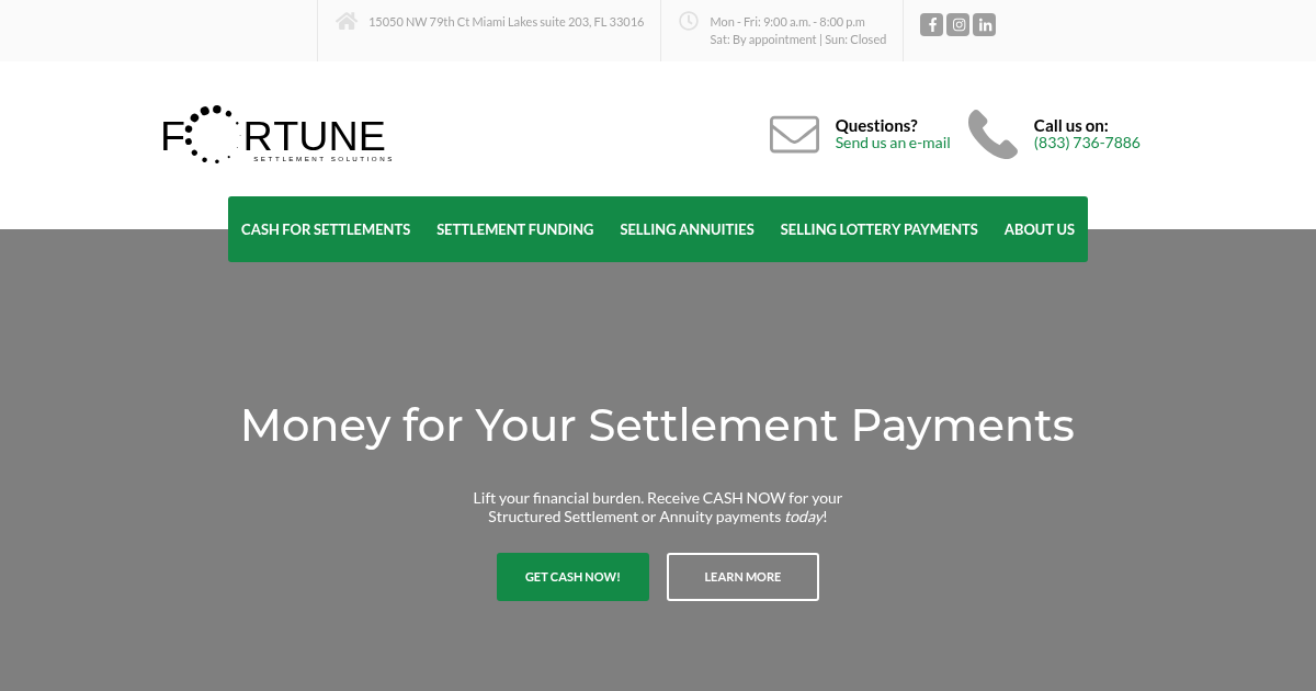 fortunesettlements.com