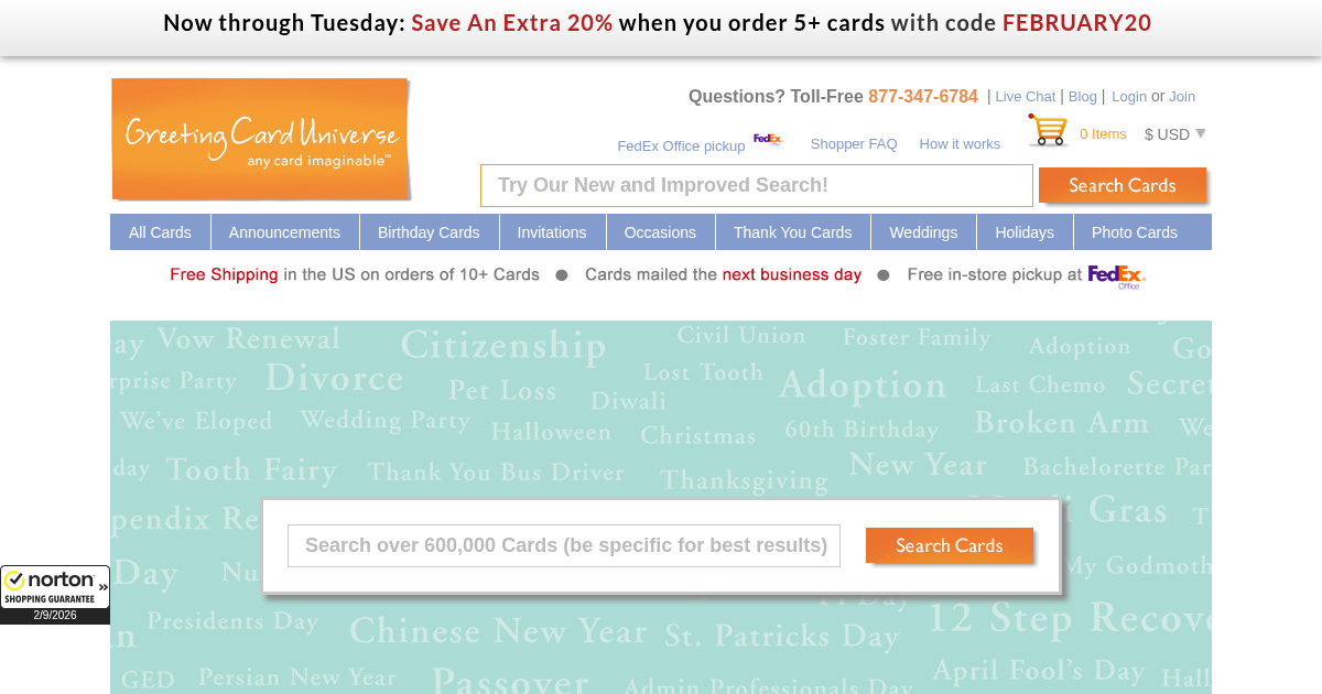 Greeting Card Universe