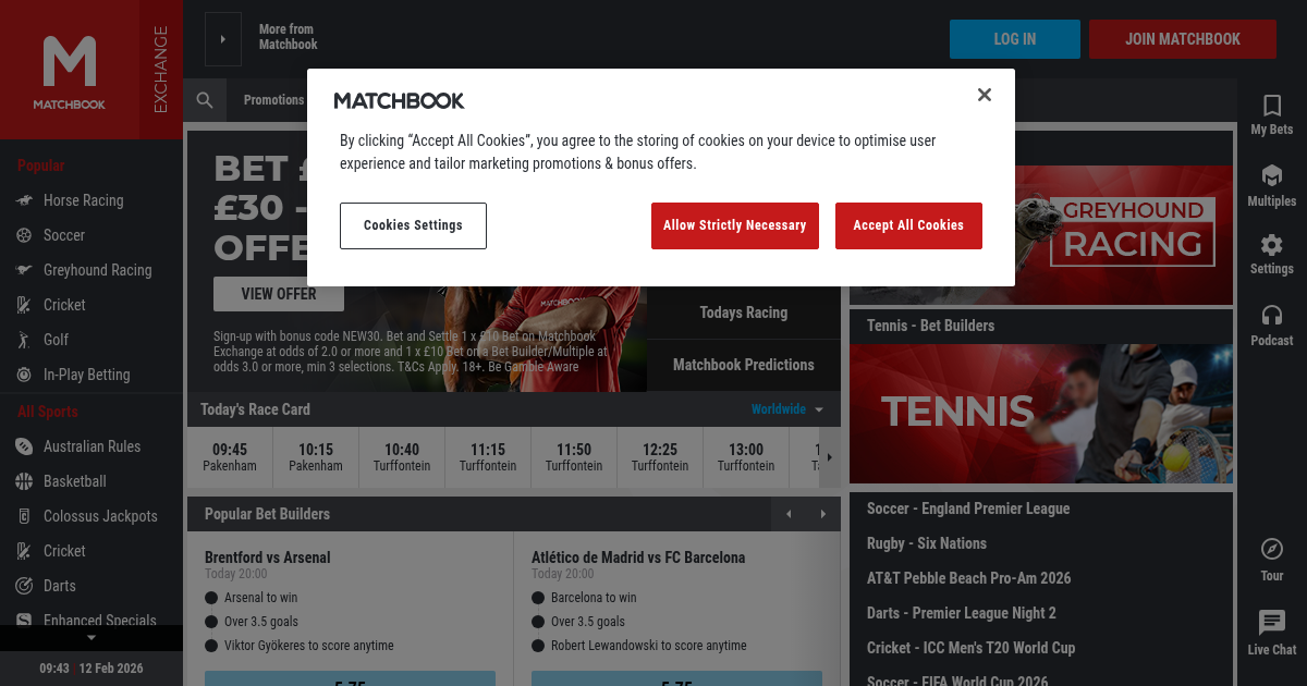 Matchbook Betting Exchange