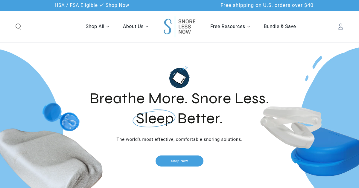 Snore Less Now