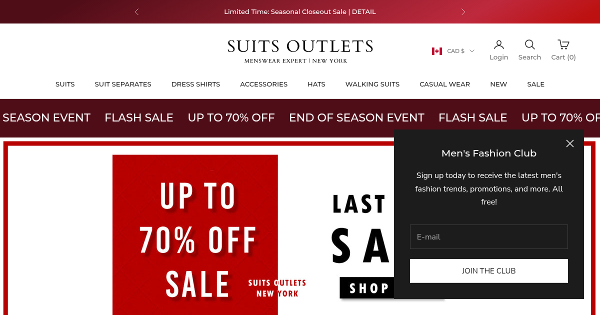 Suits Outlets