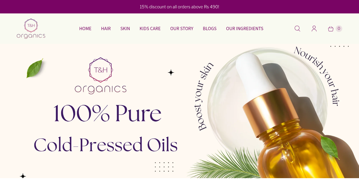 tandhorganics.com logo