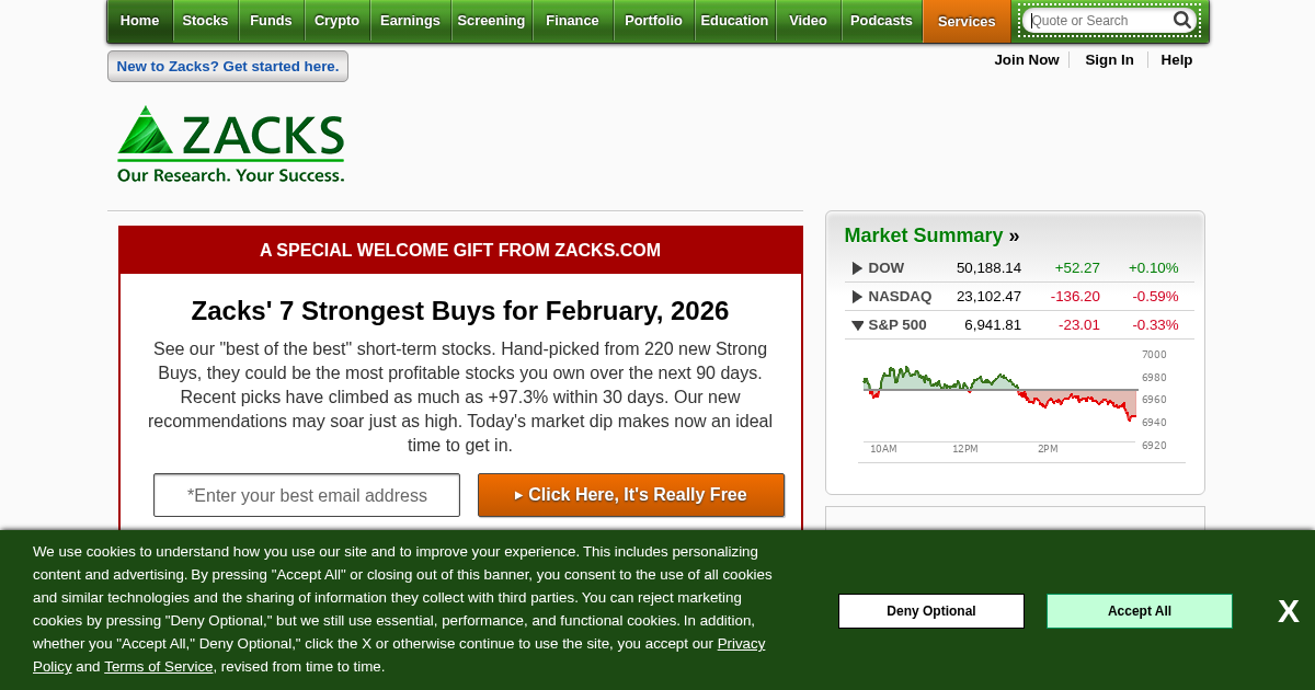 Zacks Investment Research