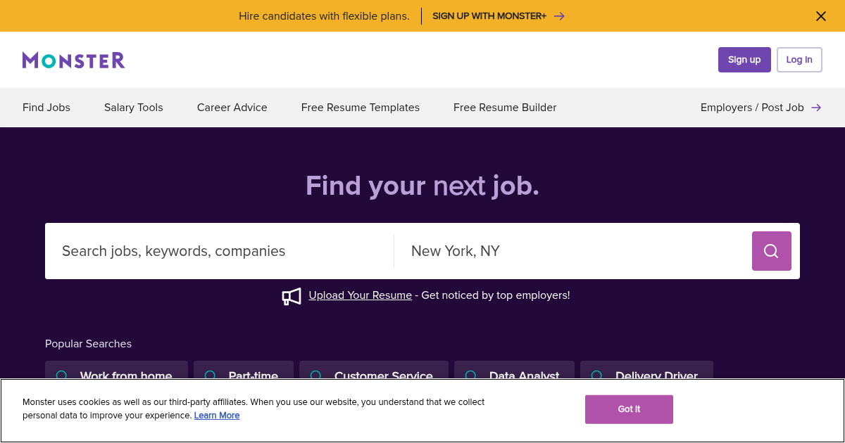 Monster Job Search & Resume