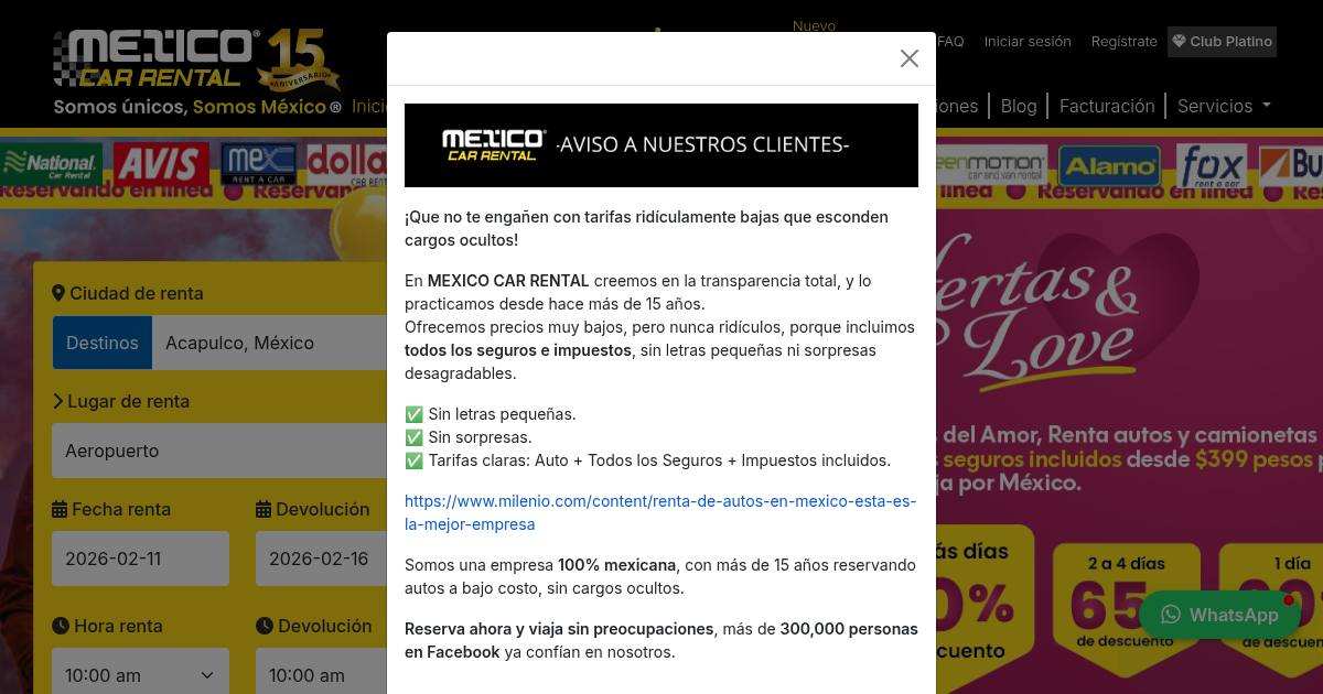 Mexico Car Rental