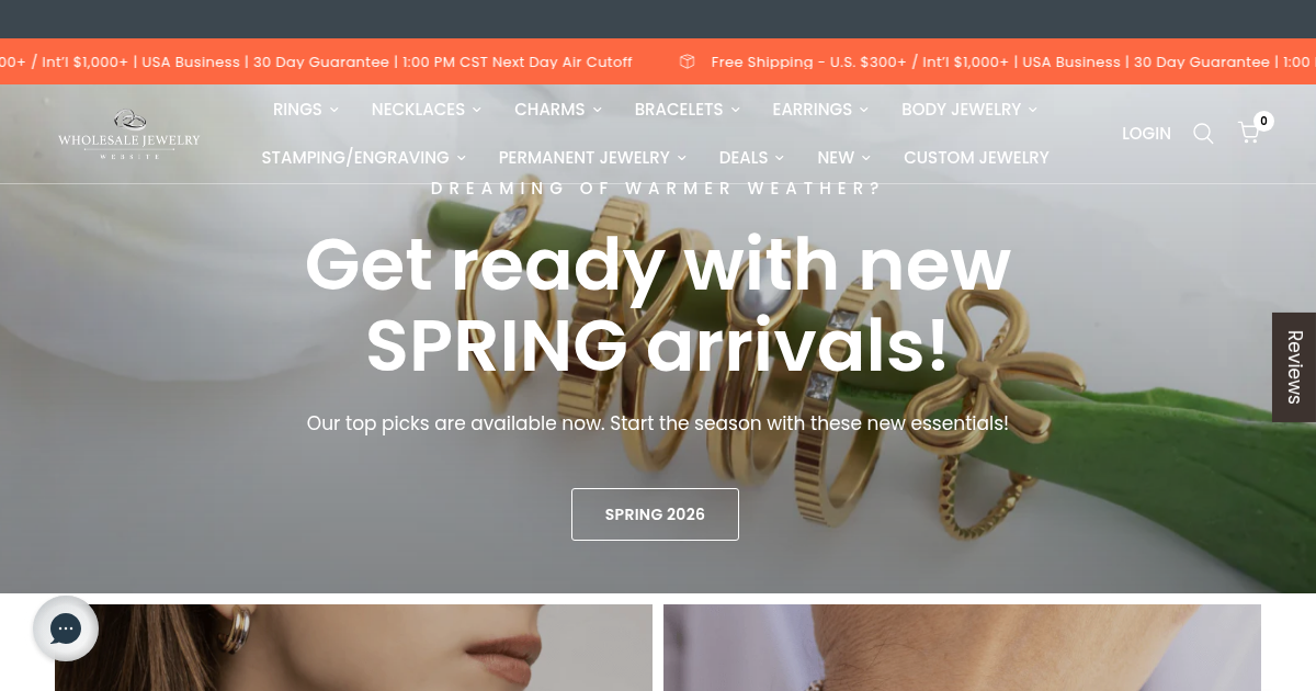 Wholesale Jewelry Website