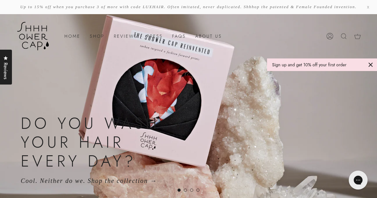 shhhowercap.com